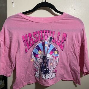 TeenBell Soft Pink Cotton-Blend Tee